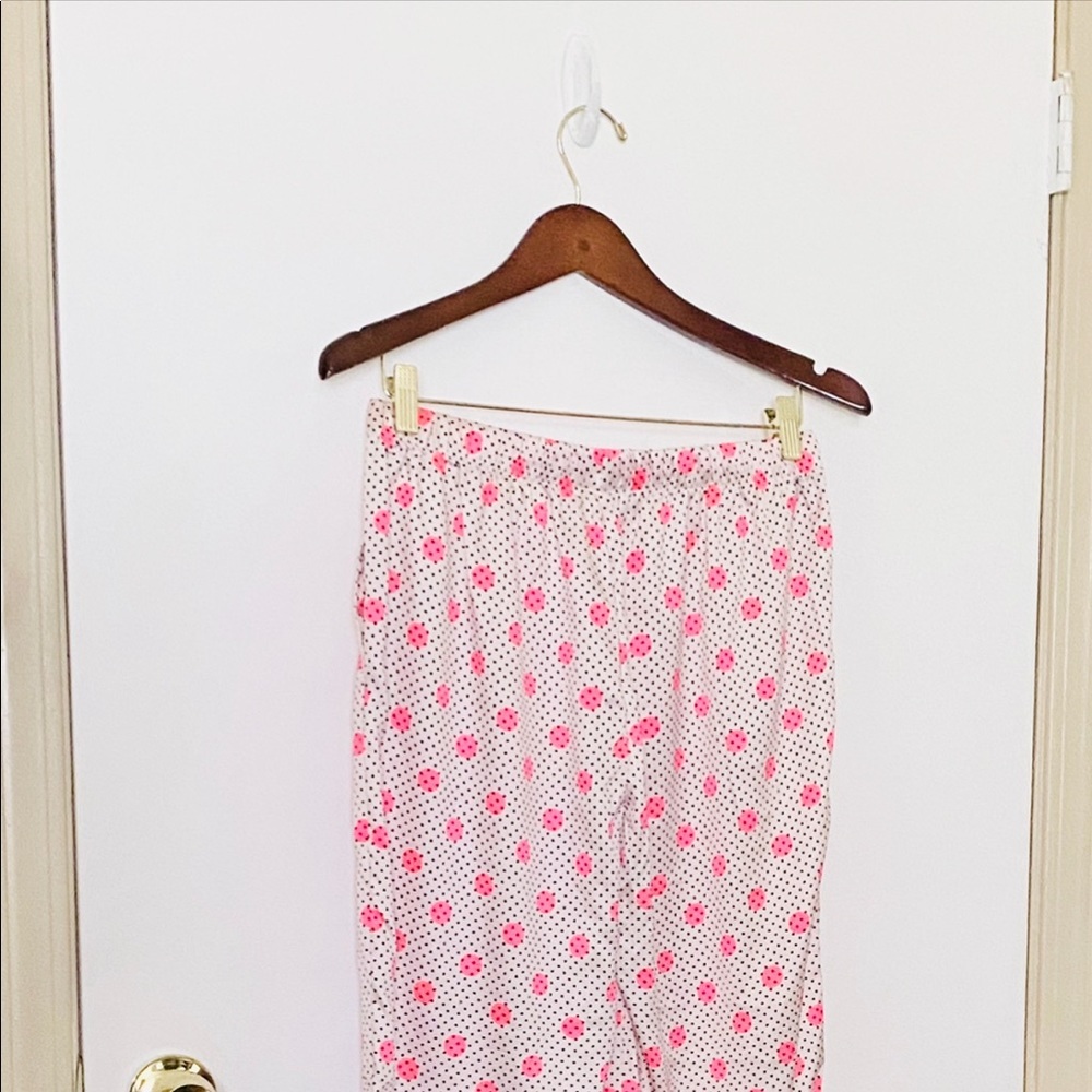 Victoria’s Secret: Sm Polka Dot Satin Sleep Pants - Picture 3 of 4